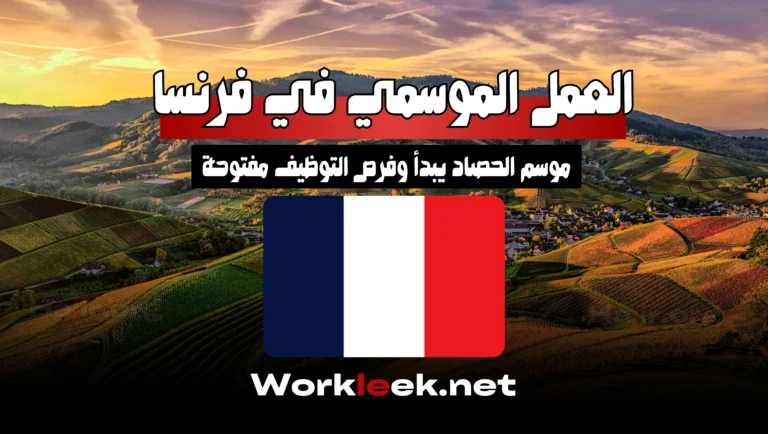 العمل الموسمي في فرنسا 2025: موسم الحصاد يبدأ وفرص التوظيف مفتوحة