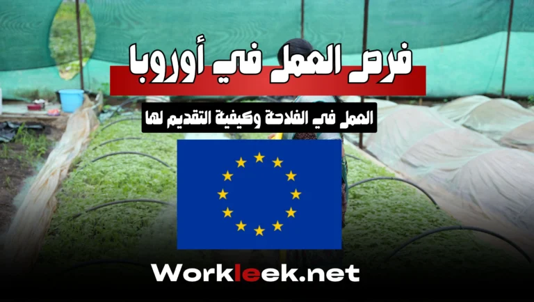 فرص العمل في القطاع الزراعي في أوروبا وكيفية التقديم لها